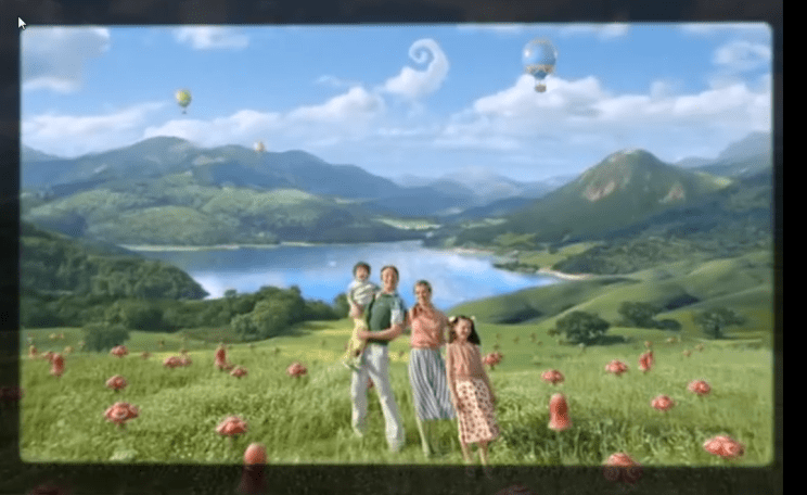 צילום מסך מסרטון פרסומת של פלאפון קיטש